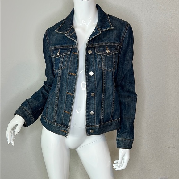 J. Crew Jackets & Blazers - J. Crew Dark Blue Denim Jacket